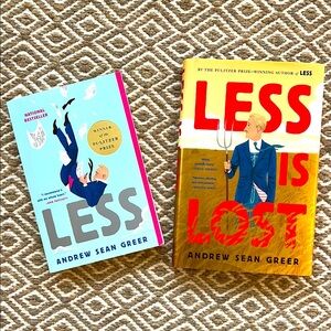 Set of 2 books Less & Less is lost